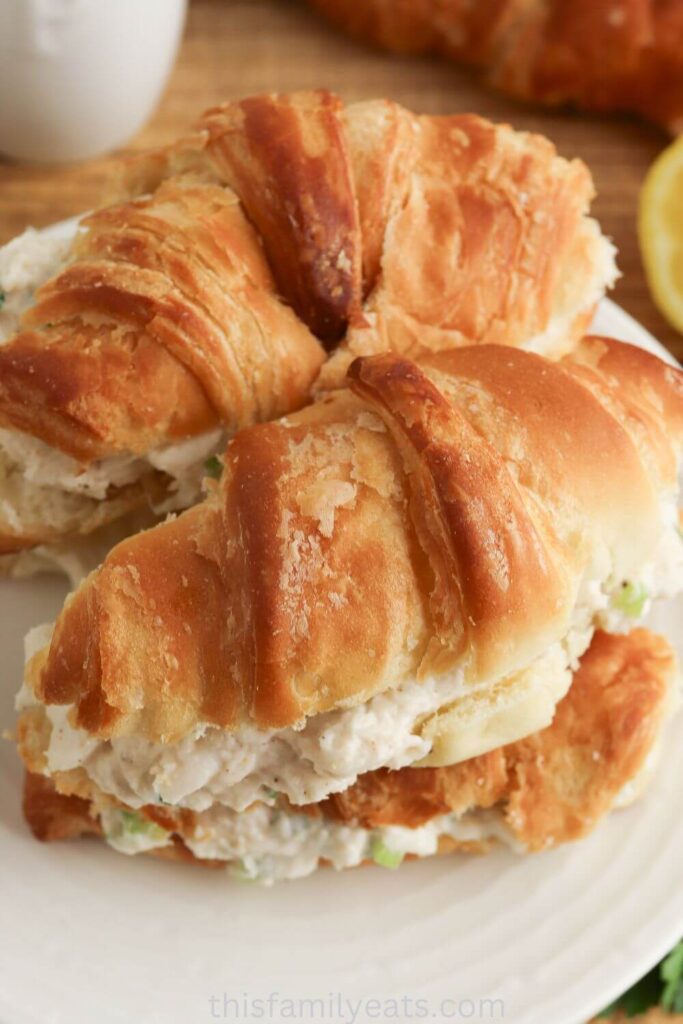 Croissants with Crab Salad