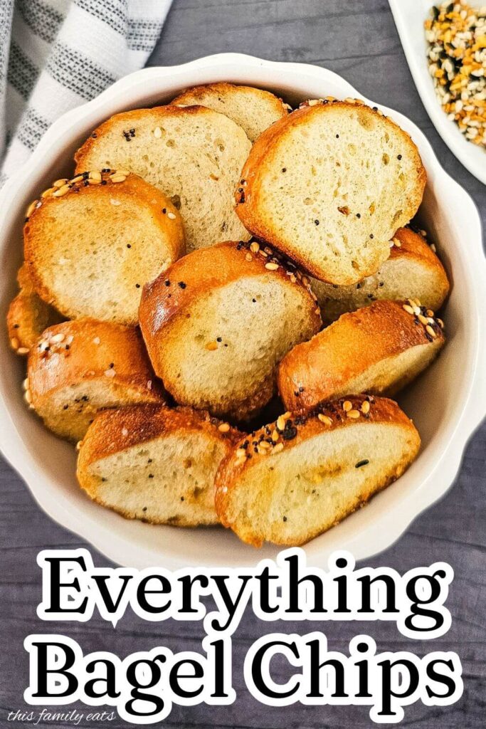 Air Fryer Chips with Bagels