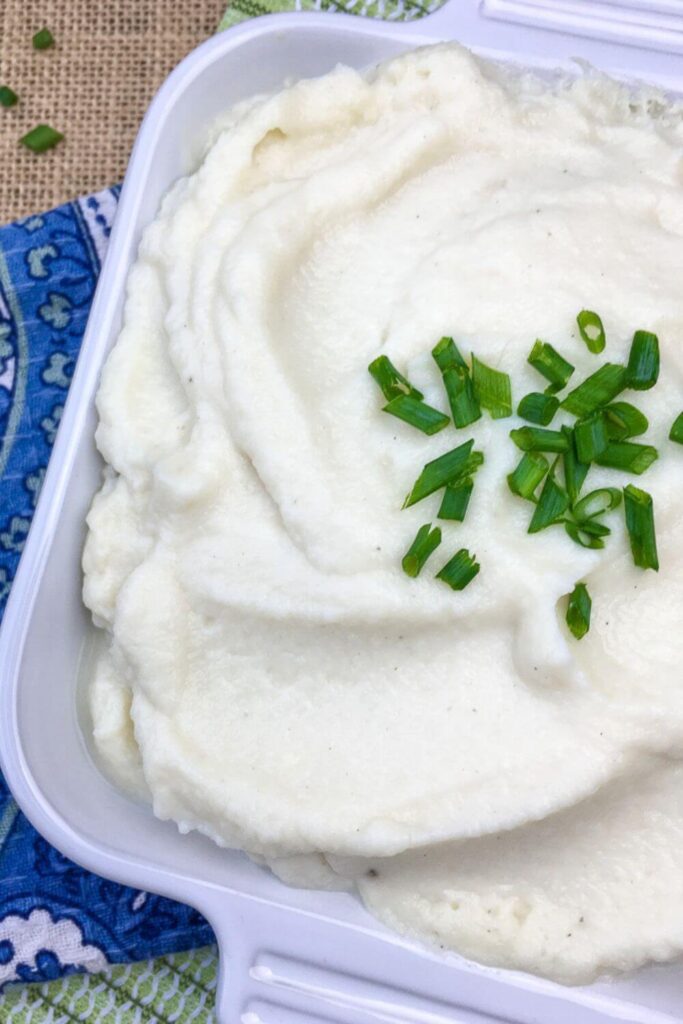 Garlic Cauliflower Mashed Potatoes