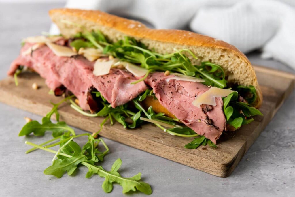 roast beef Easy Picnic Sandwiches