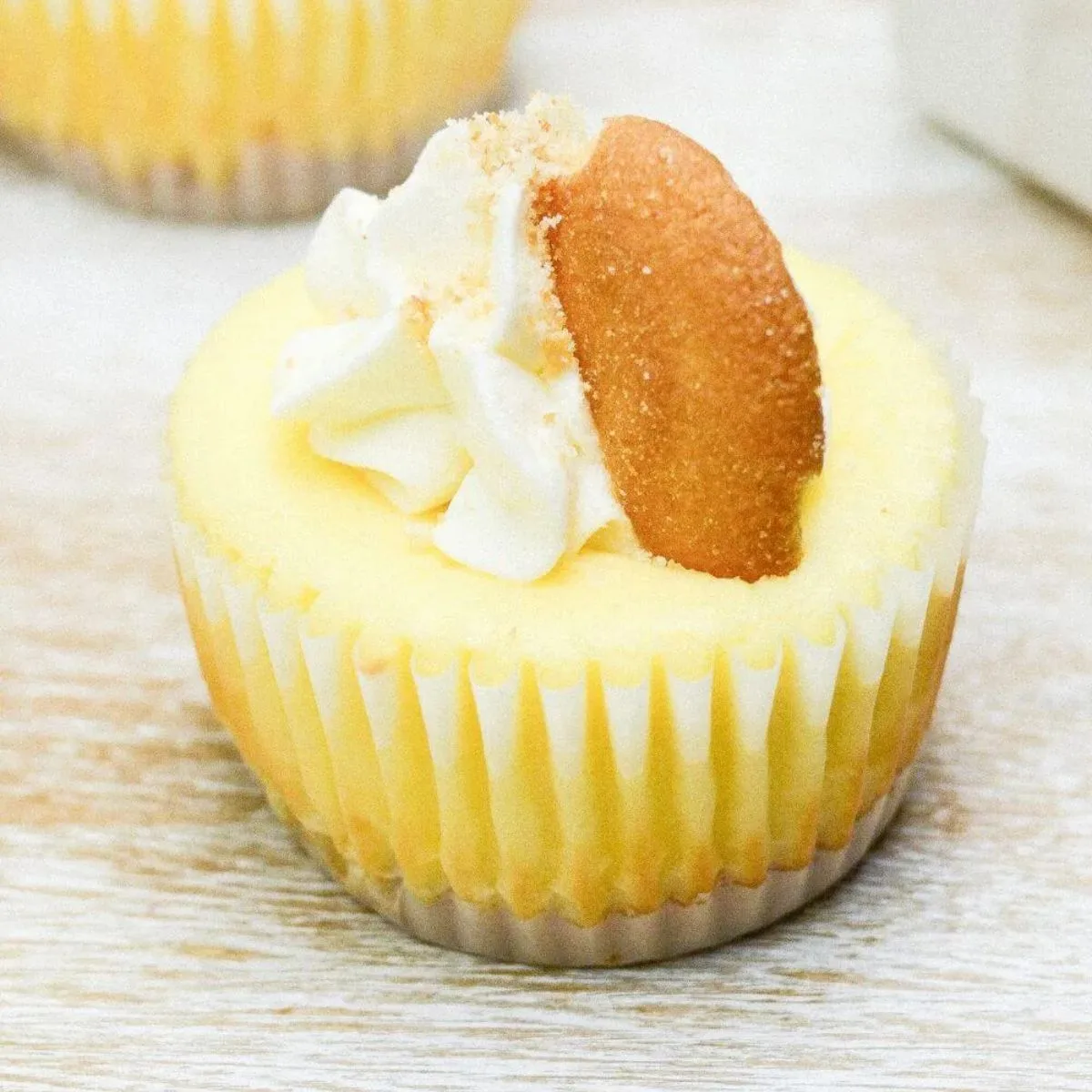 Mini Banana Cheesecakes