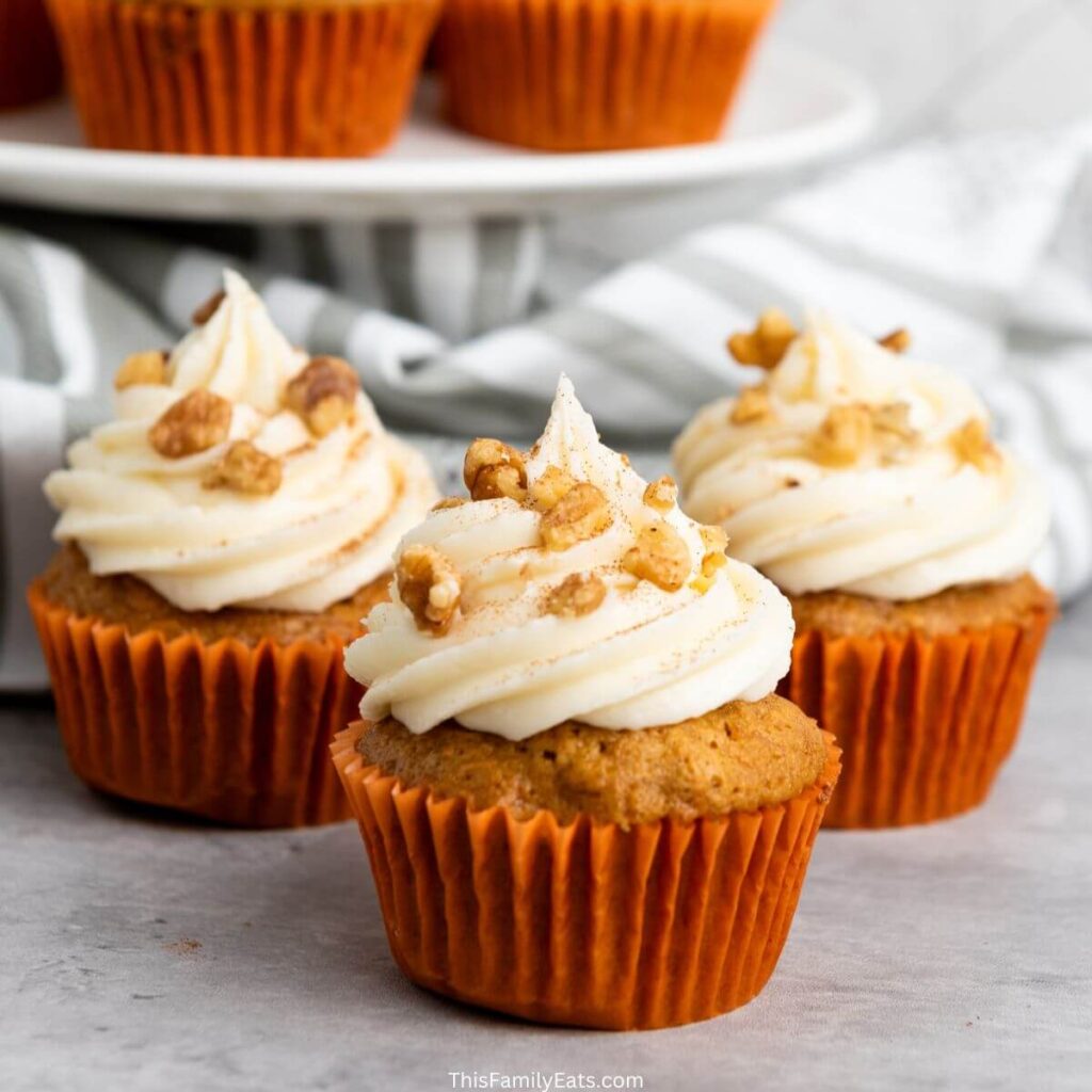 Moist Carrot Cake Cupcakes