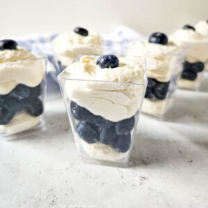 No Bake Blueberry Cheesecake Parfaits