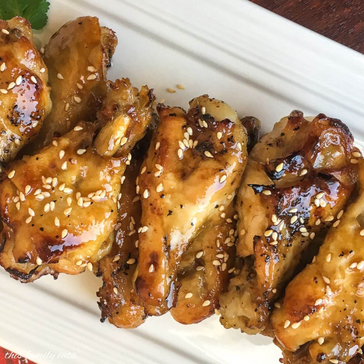 Sesame Garlic Wings - Instant Pot