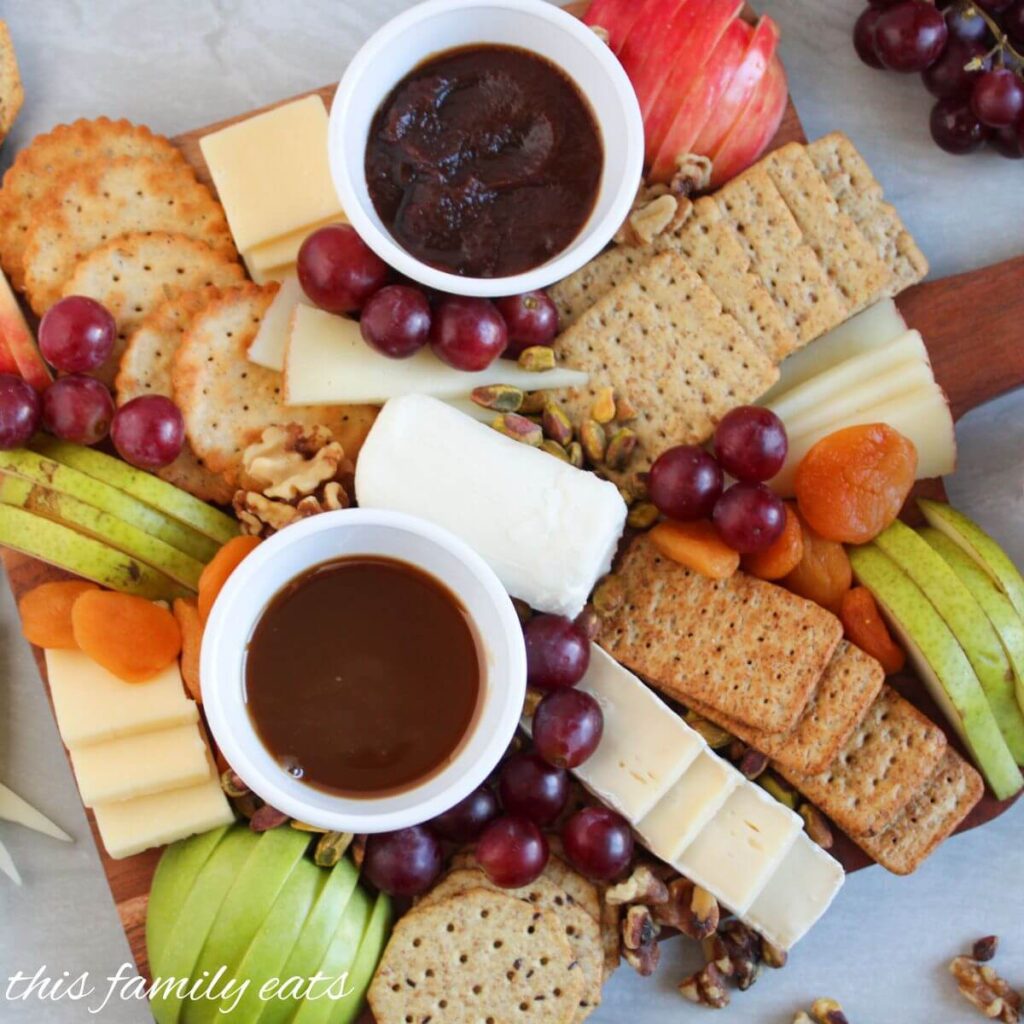 Apple Pear Cheese Charcuterie Board