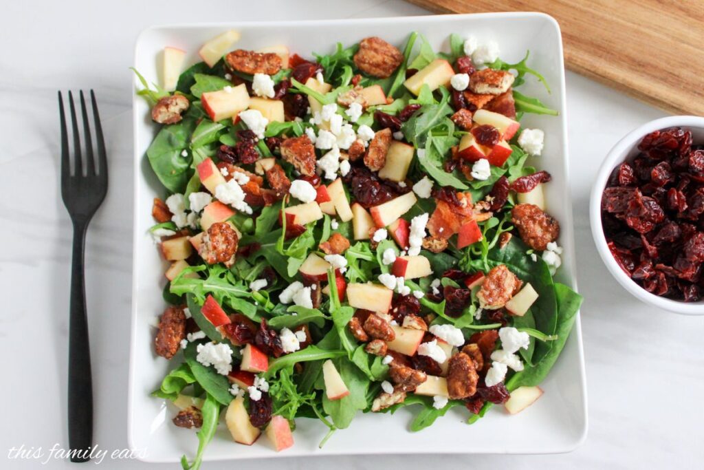 Apple Pecan Bacon Salad