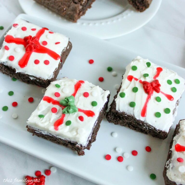 Christmas Present Brownies