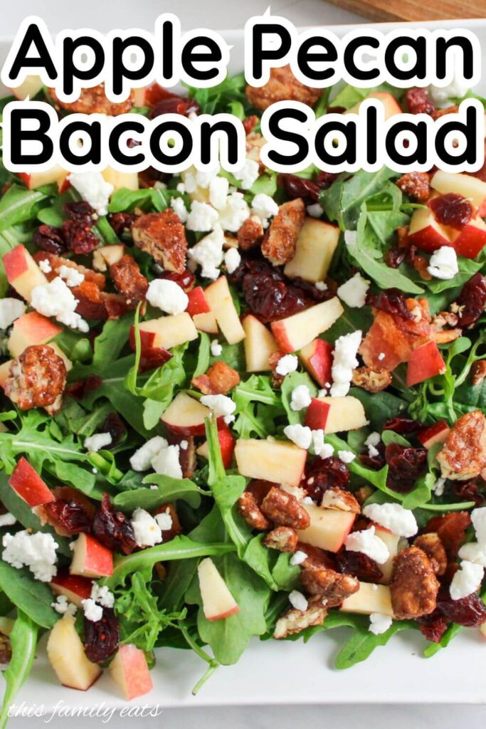 Easy Apple Pecan Bacon Salad