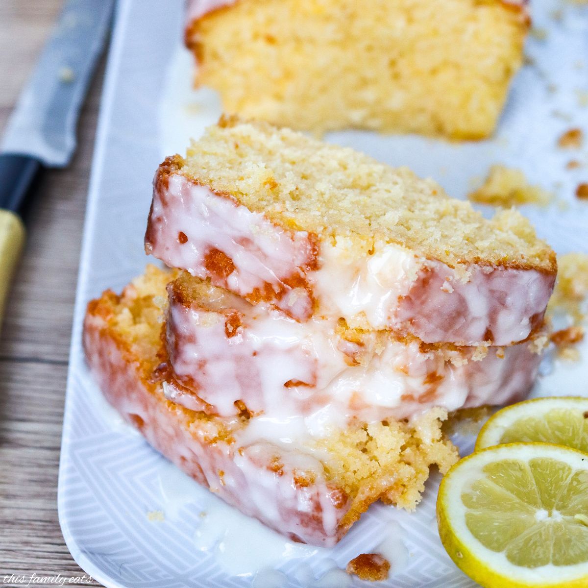 Lemon Loaf Cake with Lemon Icing