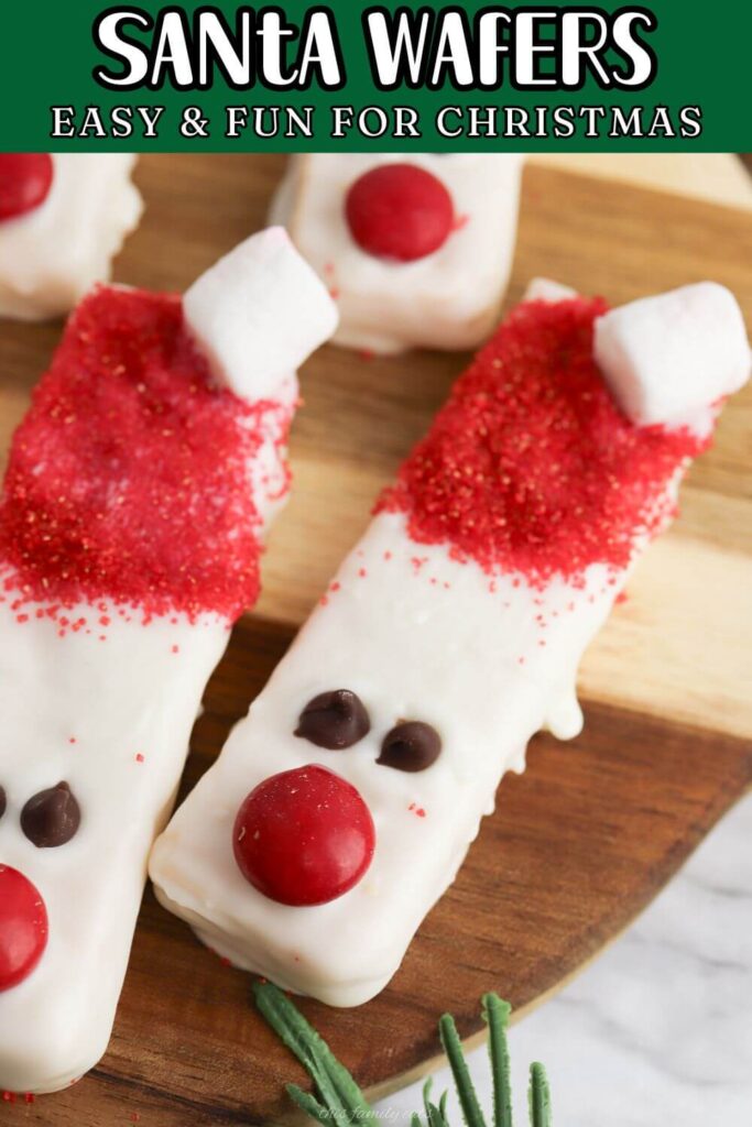 Santa Wafer Christmas Cookies