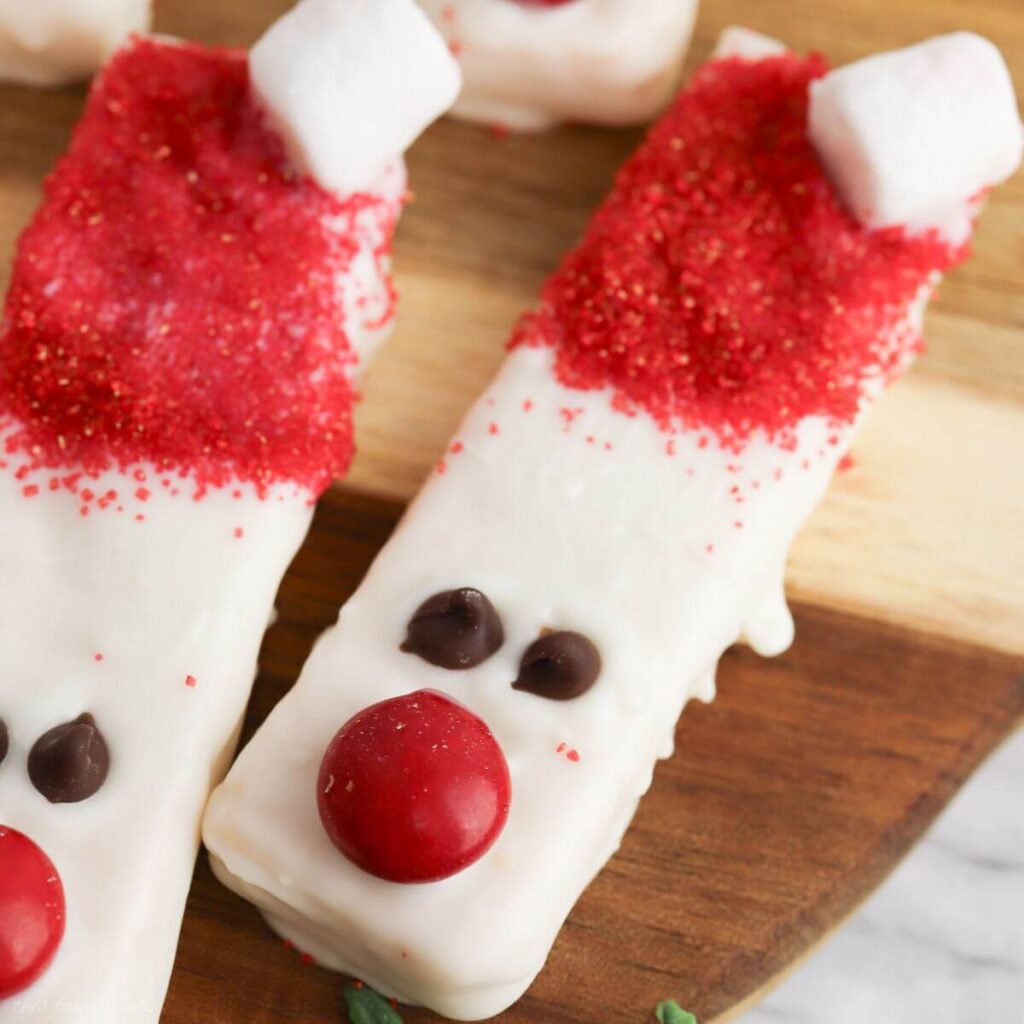 Wafer Santa Cookies