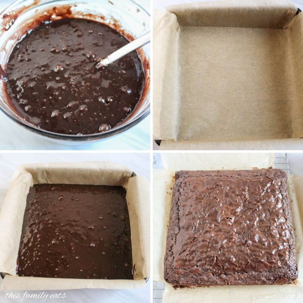 brownie mix for Christmas Present Brownies