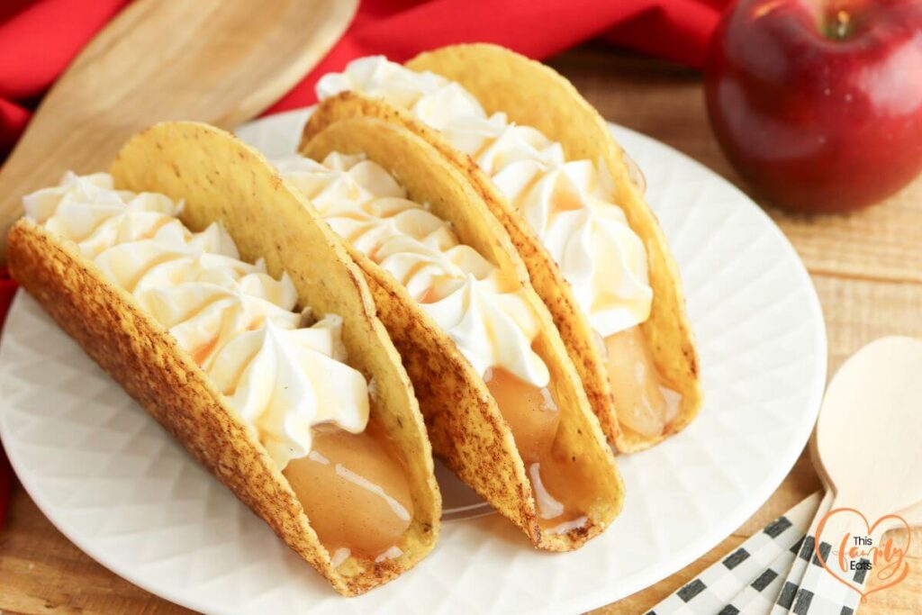 Caramel Apple Tacos