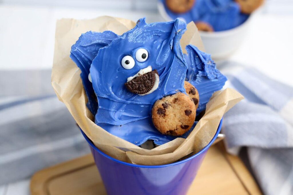 Chocolate Candy Cookie Monster Bark