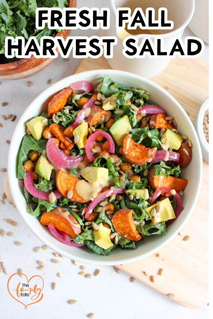 Kale Sweet Potato Chickpea Salad