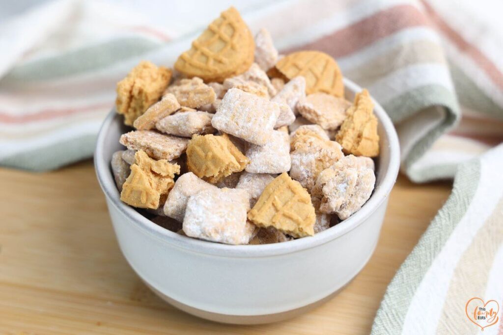 Puppy Chow with Nutter Butter Cookies