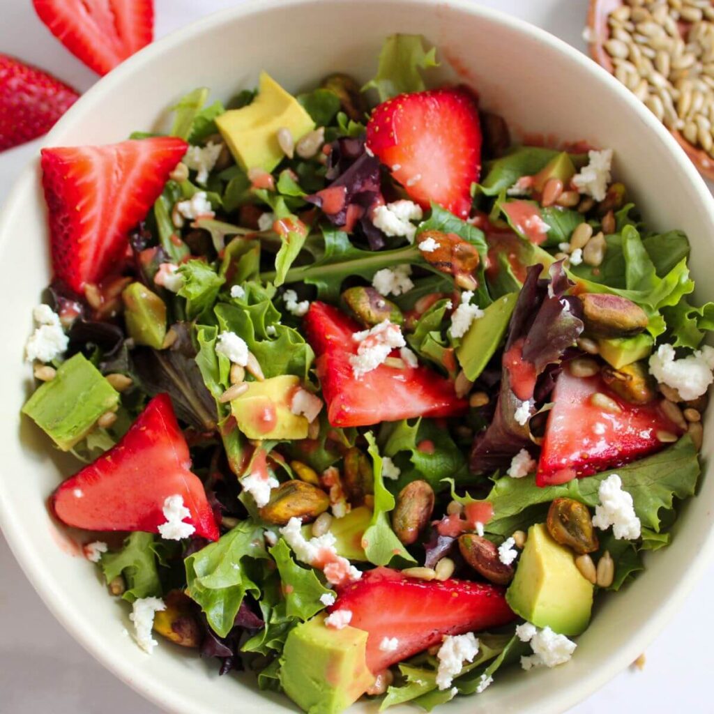 Strawberry Goat Cheese Salad