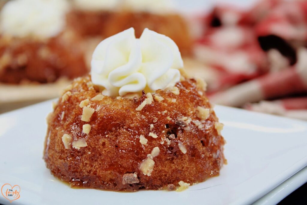 Heath Bar Mini Bundt Cake