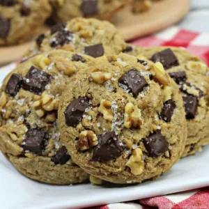 Bourbon Chocolate Chunk Cookies