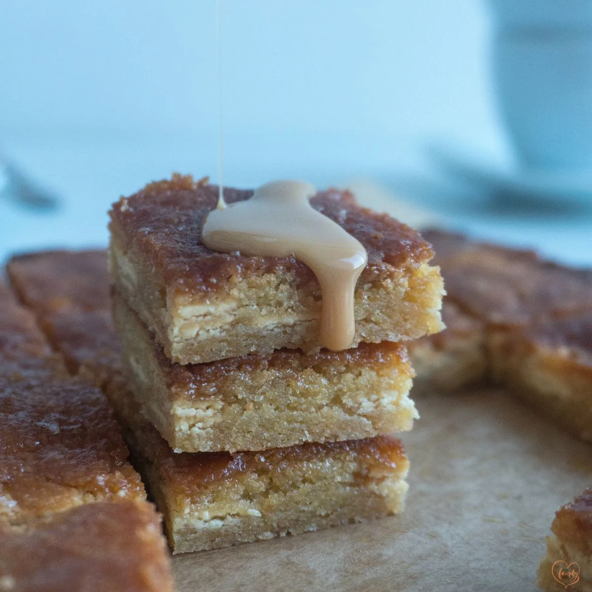 Caramel White Chocolate Blondies Recipe