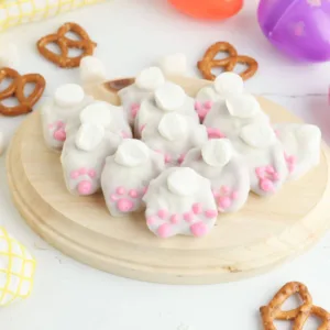White Chocolate Bunny Pretzels