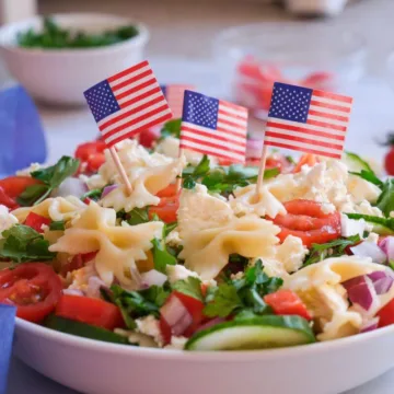 4th of July Pasta Salad