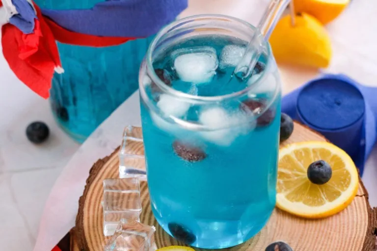 Blue Curacao Lemonade Mocktail