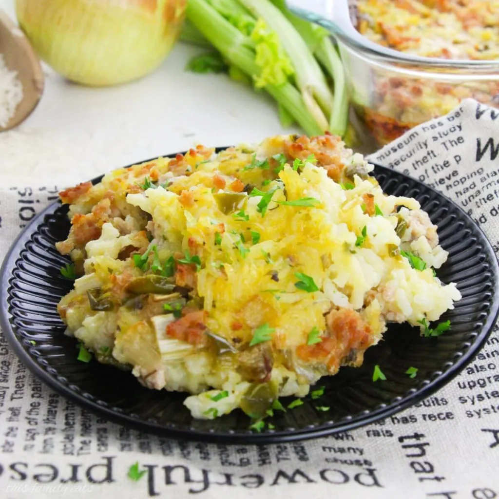 Sausage with Rice Casserole