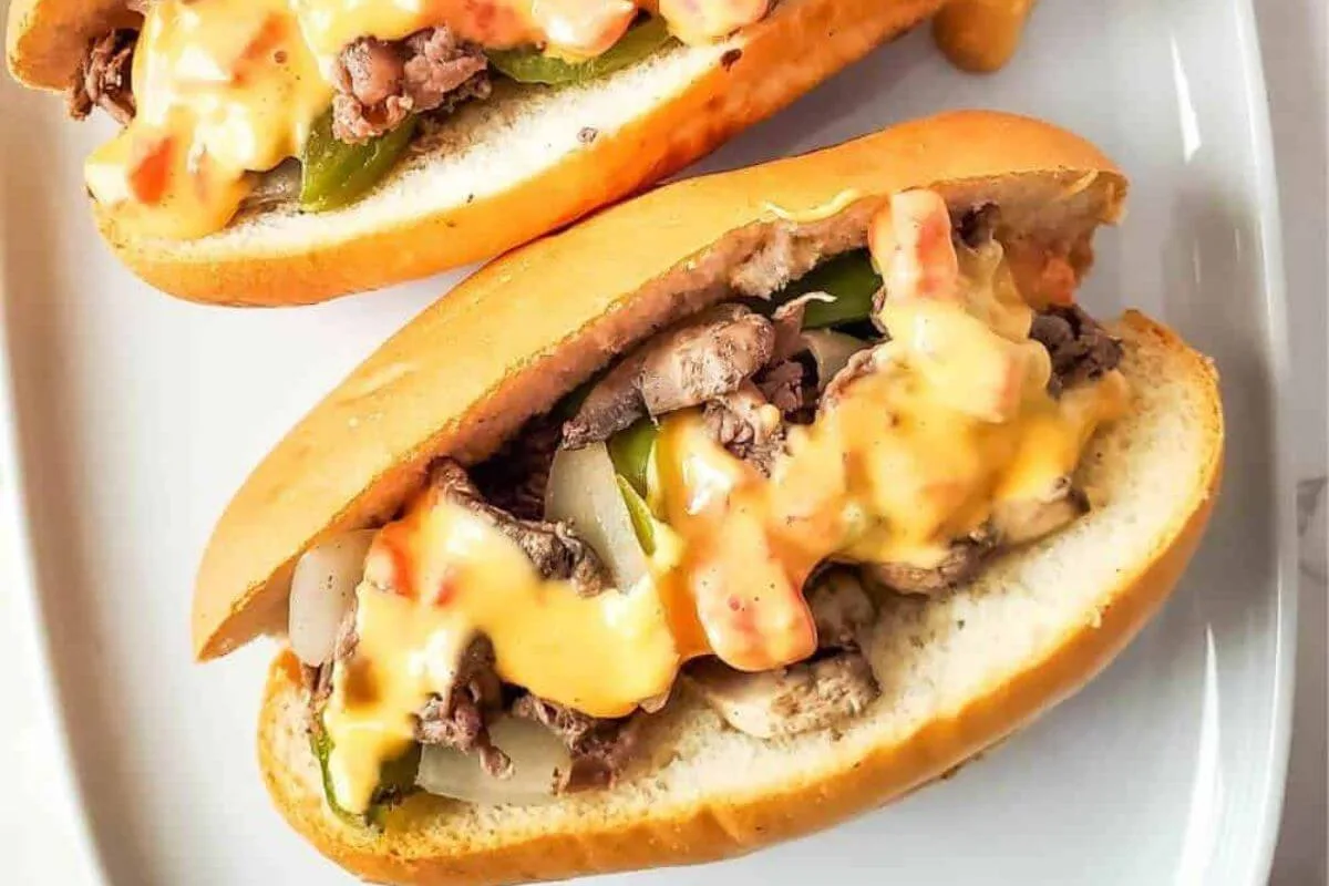 Queso Philly Cheesesteak Sandwiches