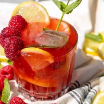 Raspberry Mojito Mocktail