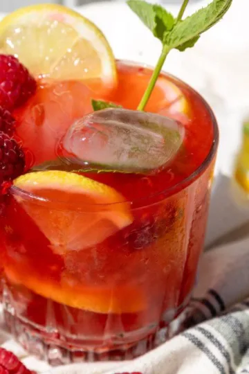 Raspberry Mojito Mocktail