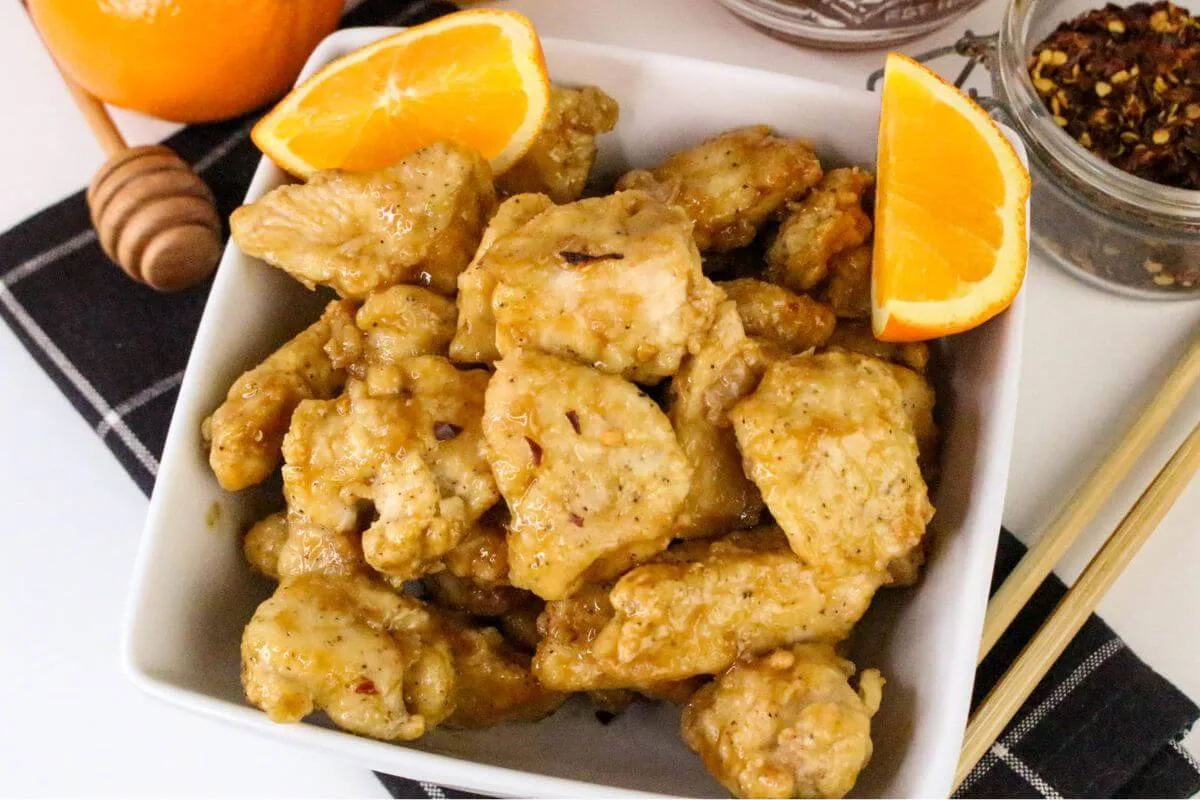 Air Fryer Orange Chicken