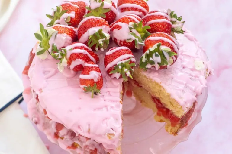 Strawberry Vanilla Cake