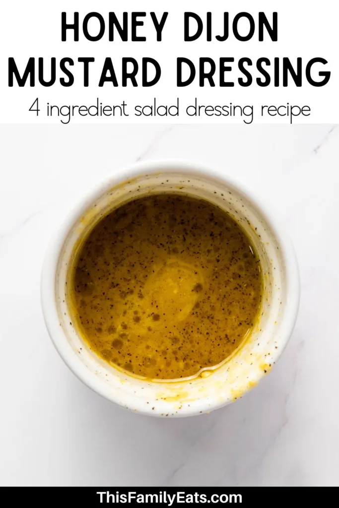 Easy Honey Dijon Mustard Dressing