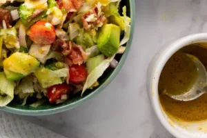 Honey Dijon Mustard Dressing with Salad