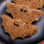 Halloween Bat Peanut Butter And Jelly Sandwiches