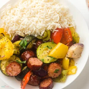 Sheet Pan Smoked Sausage and Vegetables