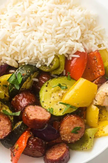 Sheet Pan Smoked Sausage and Vegetables