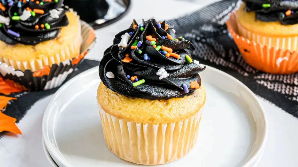 Buttercream Halloween Cupcakes