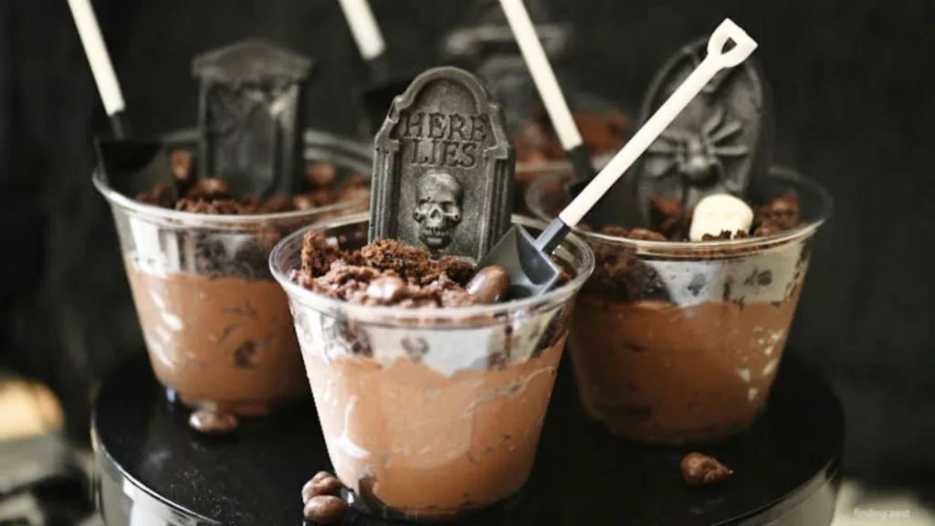 Graveyard Pudding Cups