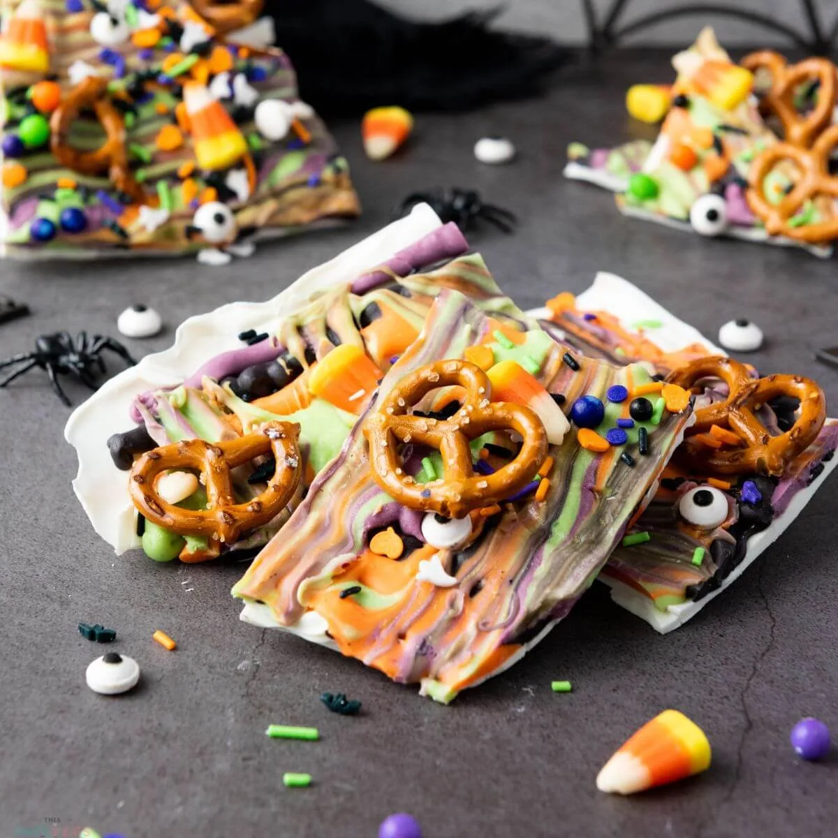 Halloween Candy Bark