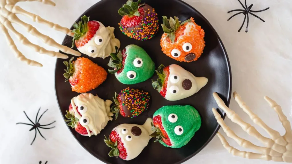 Halloween Chocolate Covered Strawberries