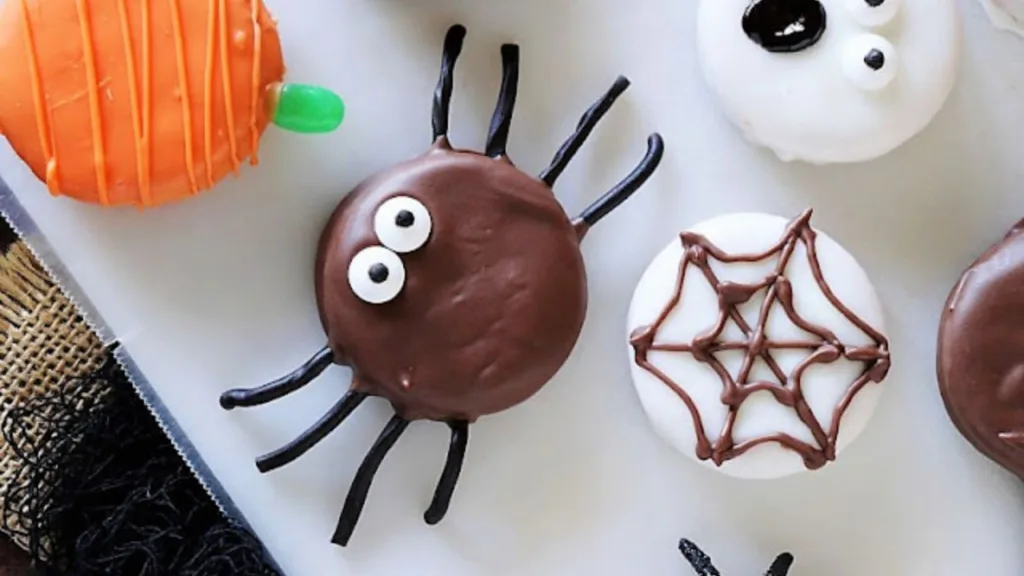 Halloween Peanut Butter Ritz Cookies