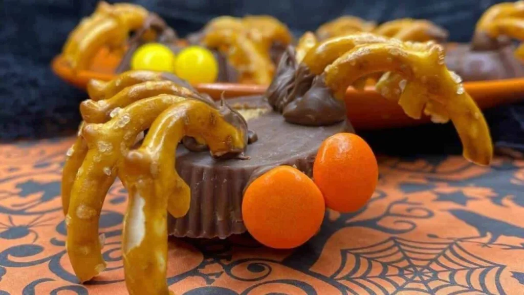 Peanut Butter Cup Spiders Recipe