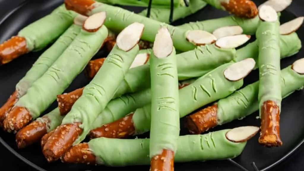 Witch Finger Pretzels