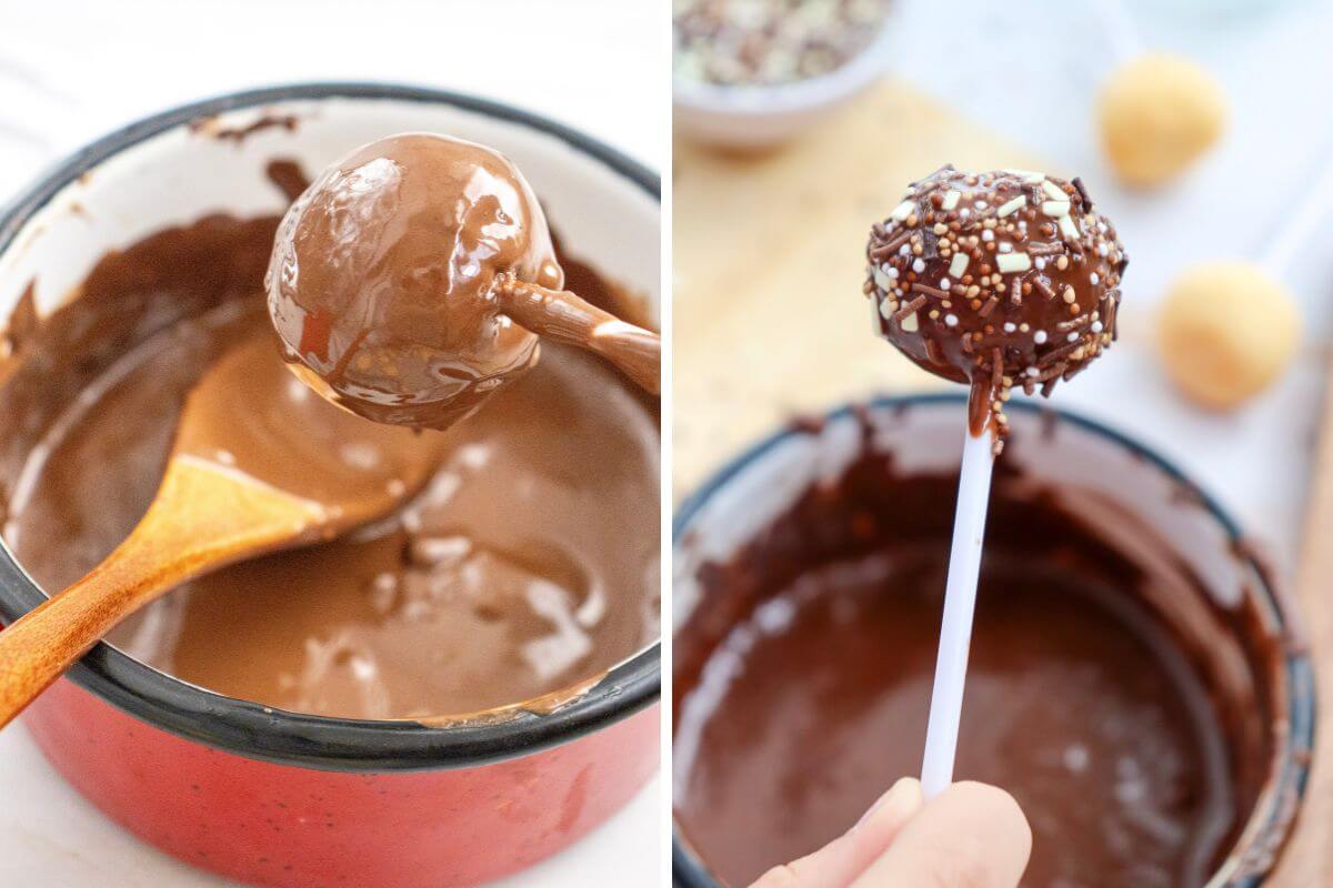 How to Make Cake Pops process