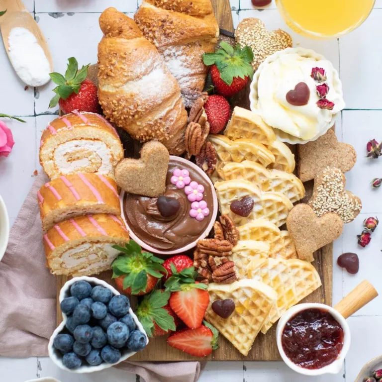 Valentine’s Day Breakfast Board