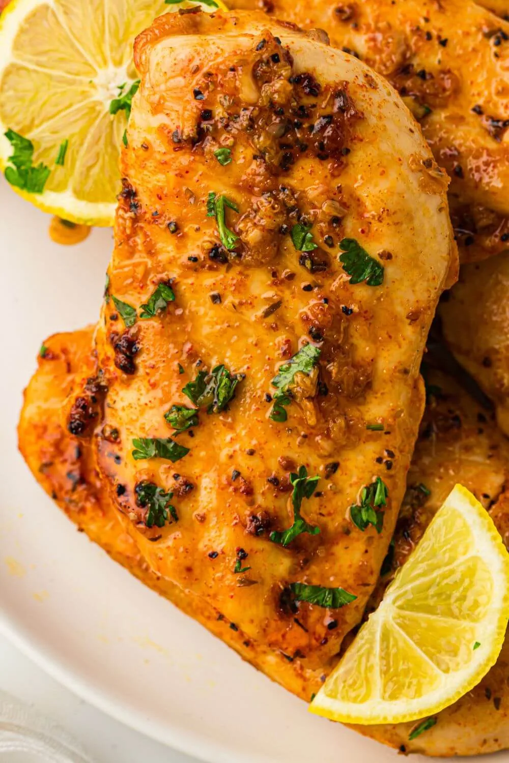 Baked Lemon Garlic Chicken Breasts