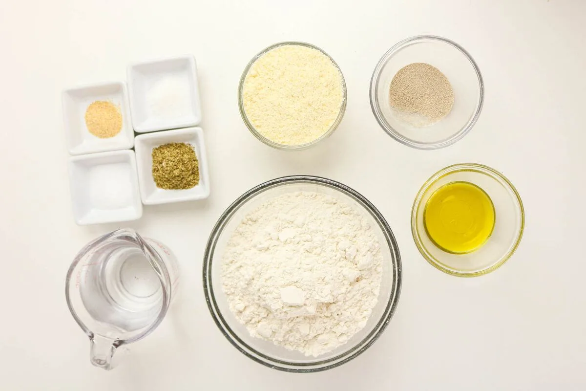 Parmesan Oregano Bread Ingredients Picture