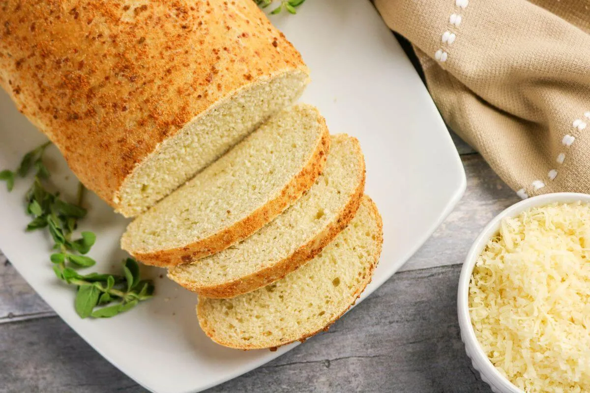 oregano bread with parmesan